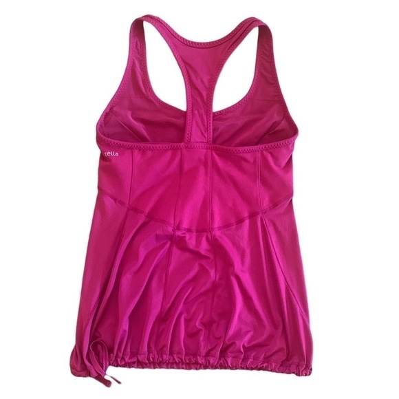 Zella Racerback Work Out Yoga Burgundy‎ Tank Top Size S - Picture 2 of 5